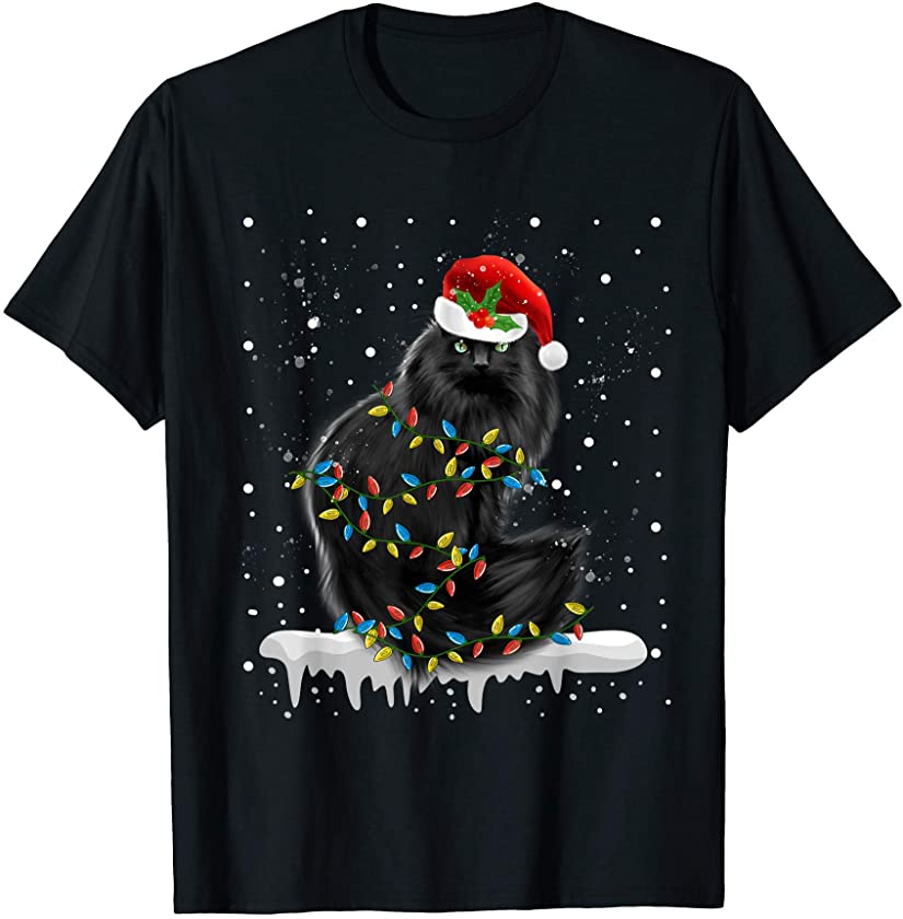 Cat Christmas – Kitten Kitten Paw Lovers Winter Holiday T-Shirt