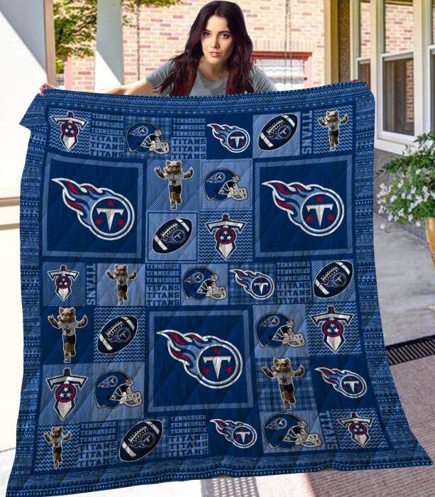 Tennessee Titans 3D Quilt Blanket, Fleece Blanket