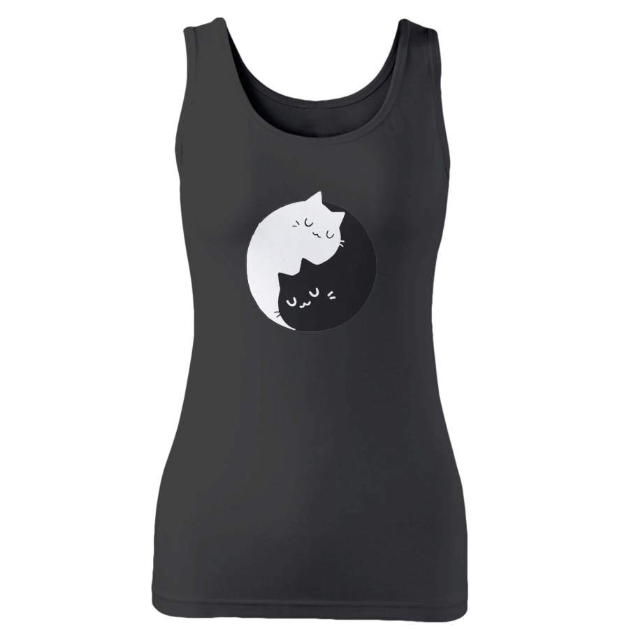 Yin Yang Cats Kittens Woman’s Tank Top