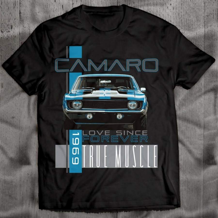 Vintage Camaro Mens Casual Tops Cotton T Shirt