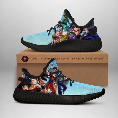 Best Dragon Ball Yeezy Sneakers Shoes Art 561