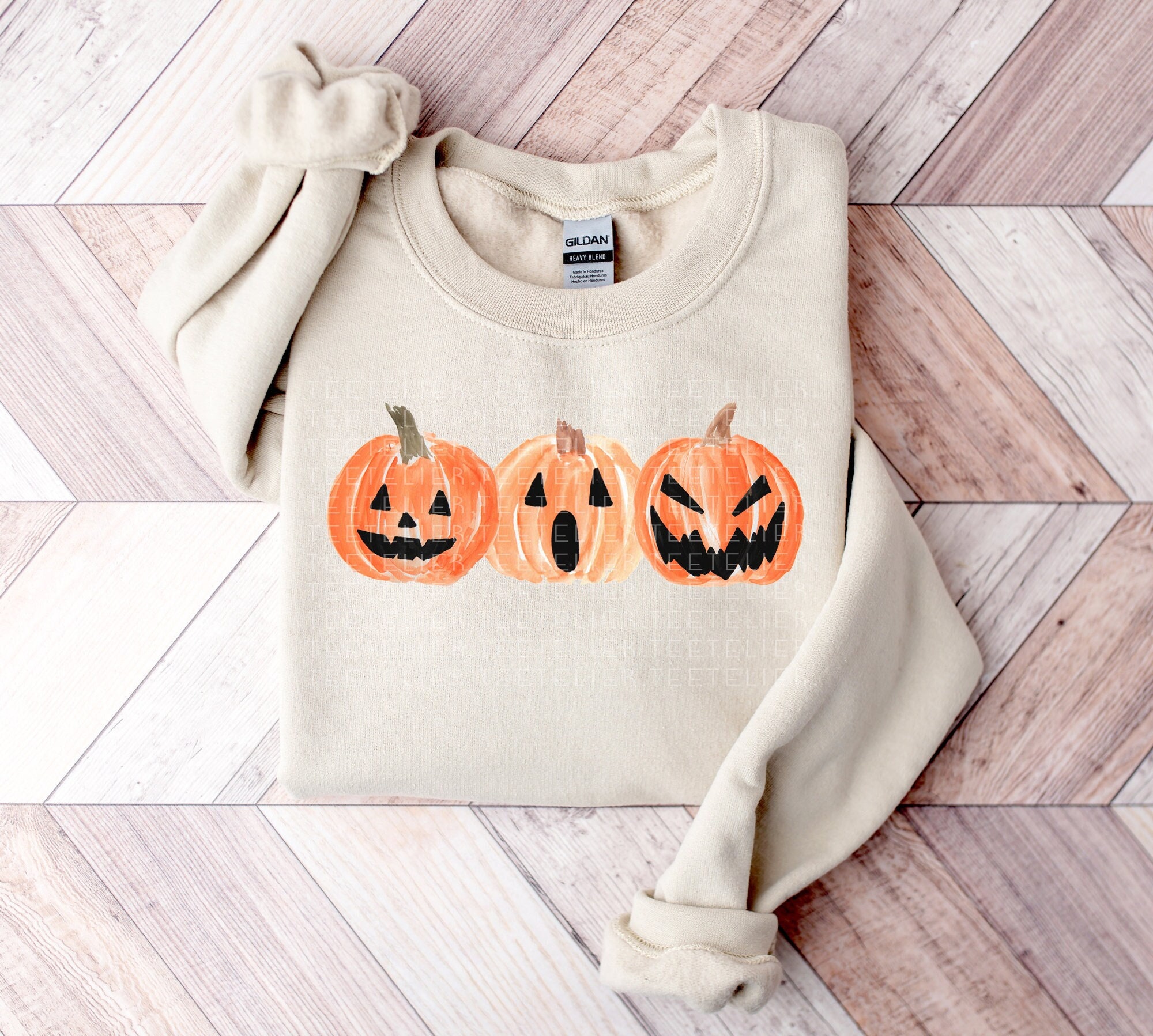 Halloween Sweatshirt, Cute Pumpkin Sweatshirt, Jack o Lantern, Halloween Shirts Crewneck Pullover Sweater, Matching Fall Thanksgiving Outfit