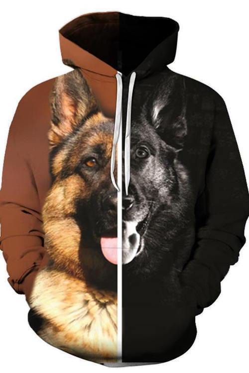 [CITYBARKS] [Hoodie] Sweatshirts Animals Dog Art German Shepherd Dog