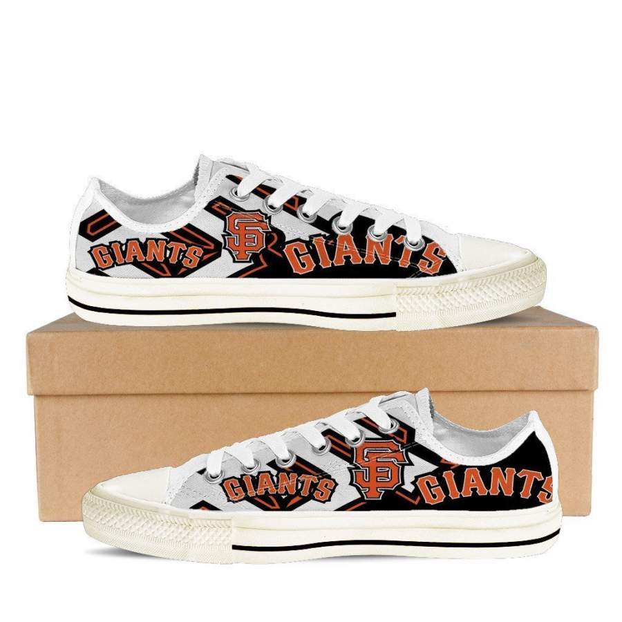 San Francisco Giants Low Top Sneakers Shoes For Men   1