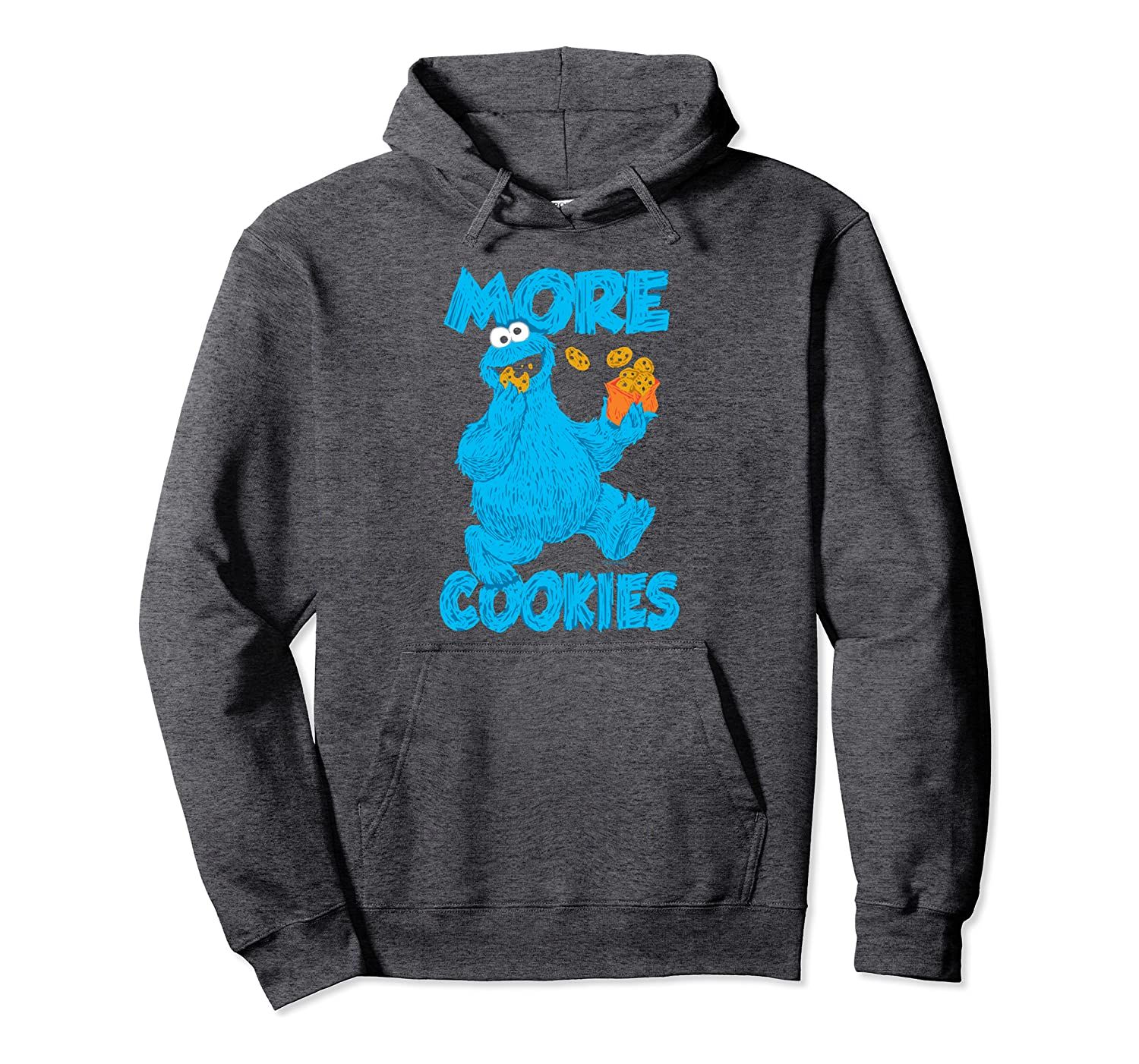 Sesame Street Cookie Monster More Cookies Pullover Hoodie, T-Shirt, Sweatshirt, Tank Top, Racerback, Dolman