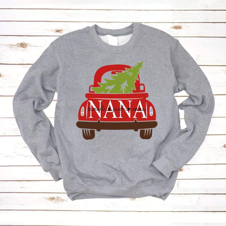 PERSONALIZED NANA TRUCK CHRISTMAS SHIRT