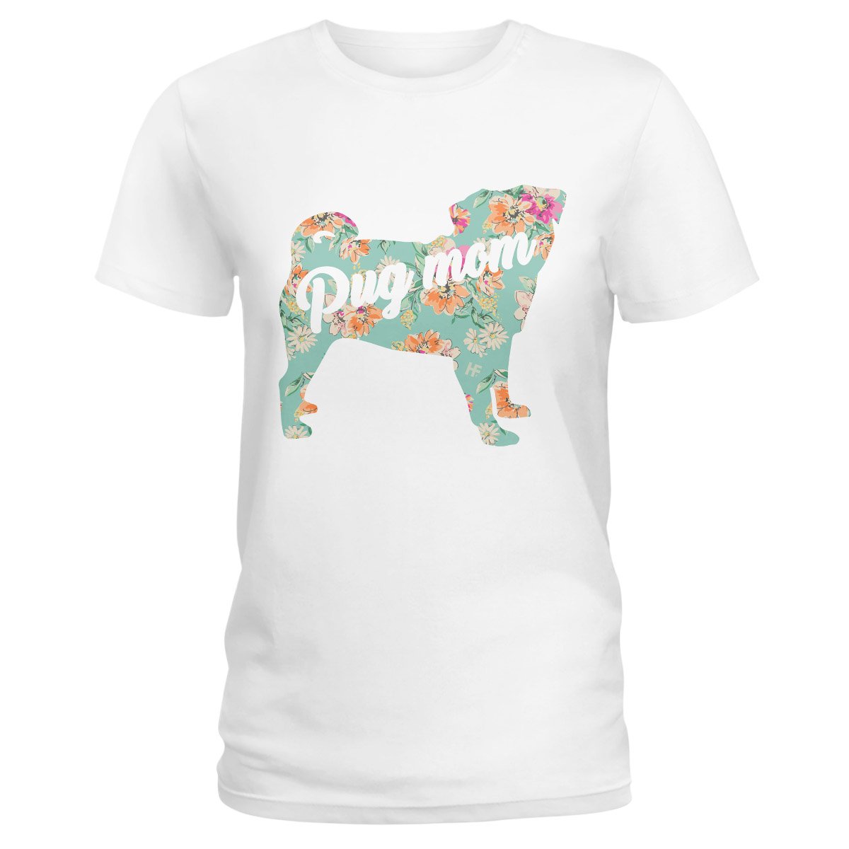 Pug Lovers Shirt 05 Ez01 1009 Ladies T-Shirt