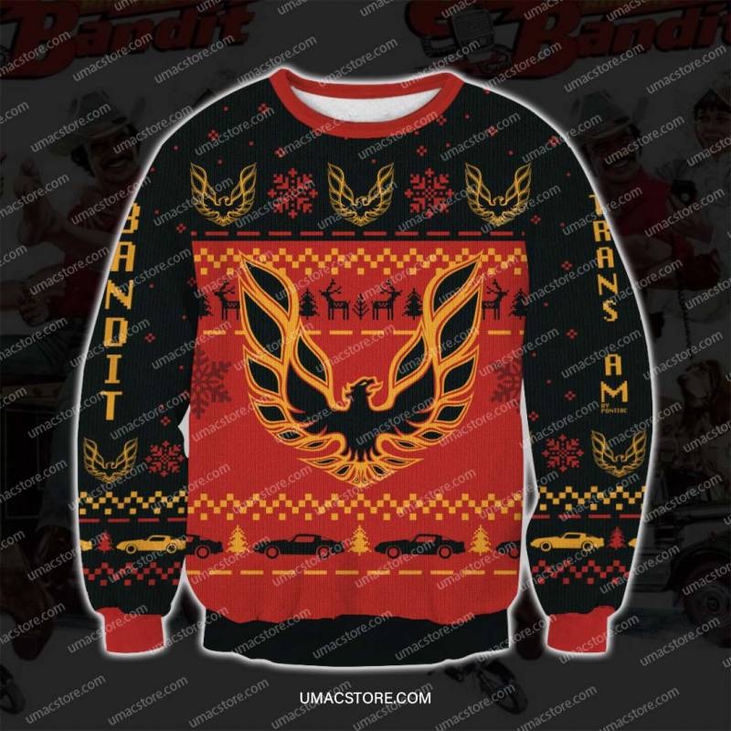 Smokey And The Bandit SBV5 3D Print Ugly Christmas Sweatshirt