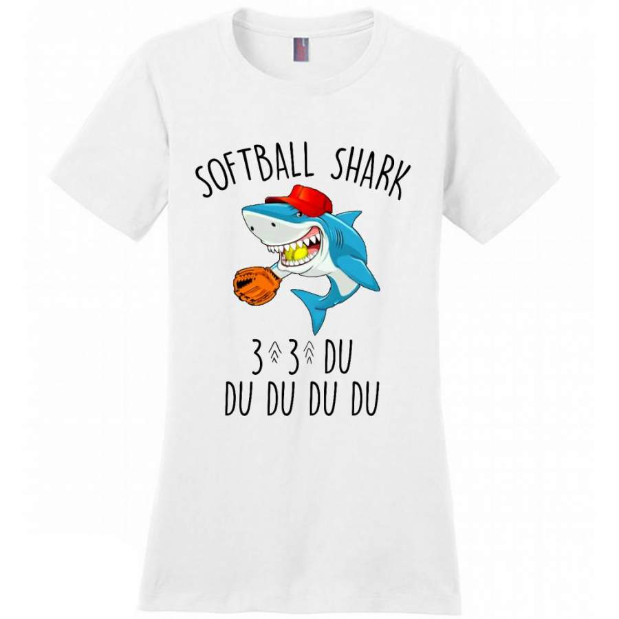 Softball Shark Du Du Du W – District Made Women Shirt