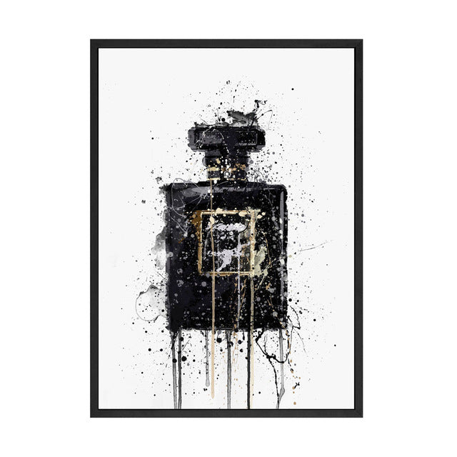 Bottle Perfume Wine Nordic Canvas Wall Art 1 Panel Home Decor Posters For Living Room