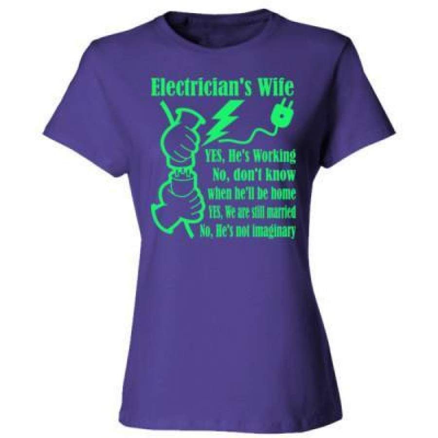 AGR Electricians Wife – Ladies’ Cotton T-Shirt