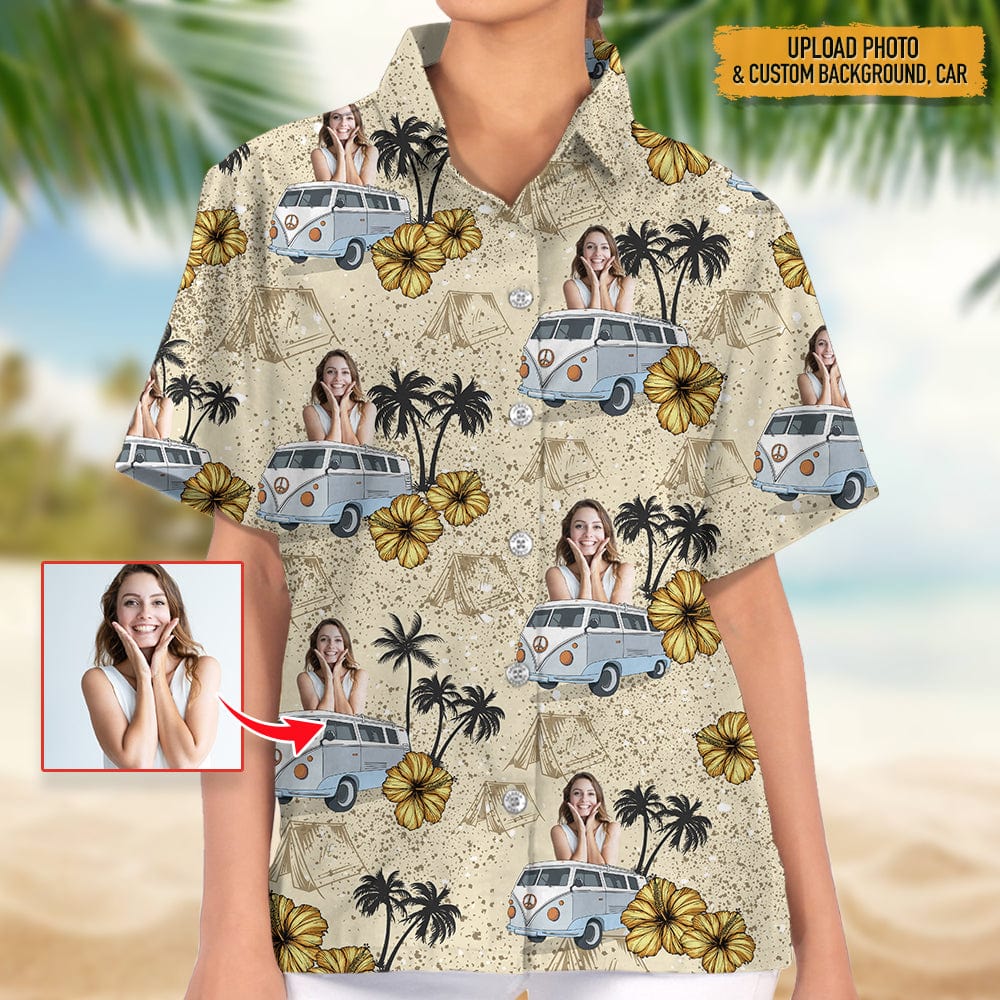 Upload Photo Rv Camping Hawaii Shirt Ha72320