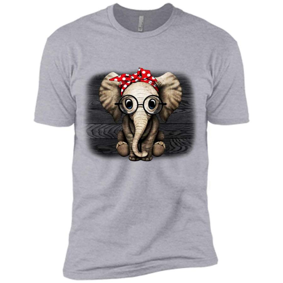 Farmer Happy Elephant, Christmas Gift, Xmas – Canvas Unisex USA Shirt