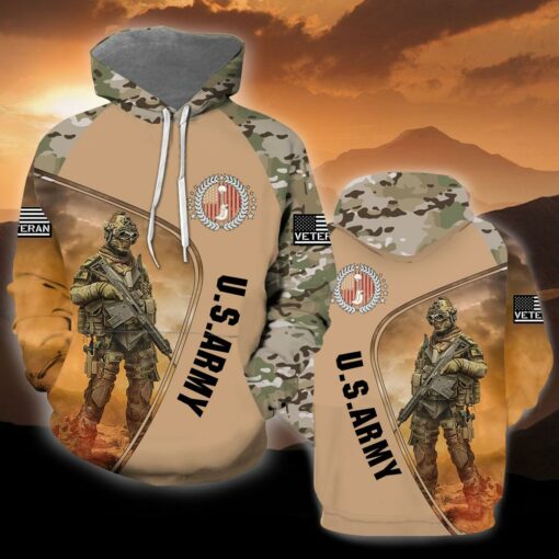 Us Army Veteran Soldier 3D All Over Print Shirts For Men & Women, Happy Veteran Memorial 3D Shirts, Veteran Day