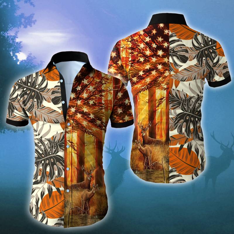 Wozoro Hunting Hawaiian Shirt