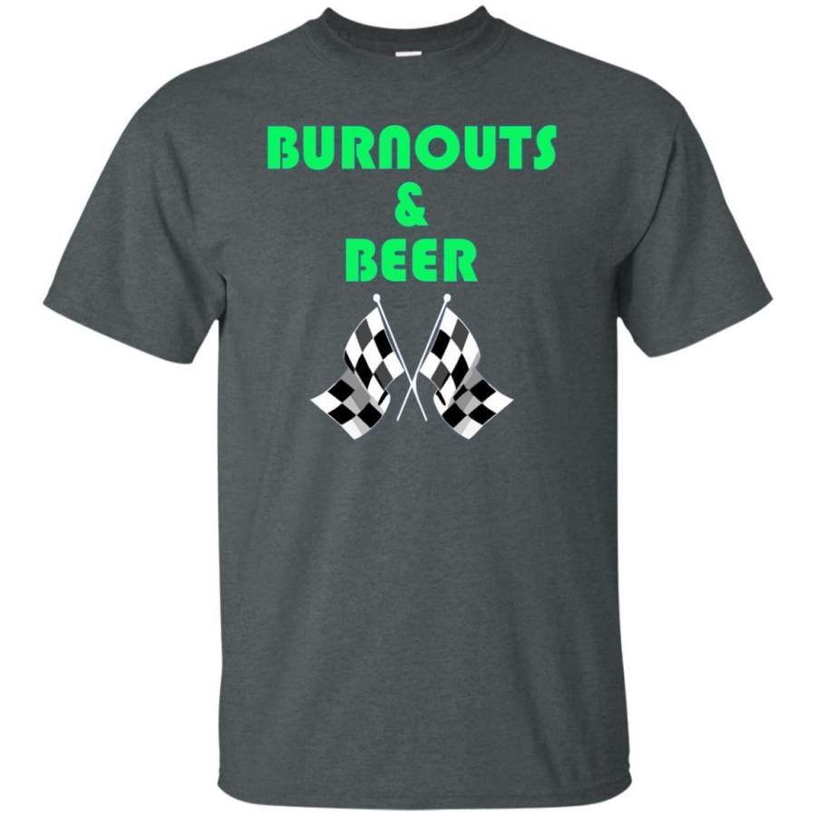 AGR Burnouts & Beer Long Sleeve Drag Racing T Shirt