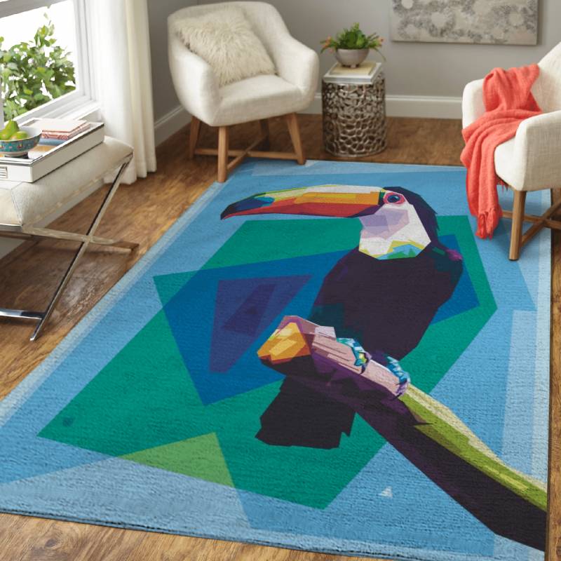 Toucan Bird popart – Animals Area Rug Carpet