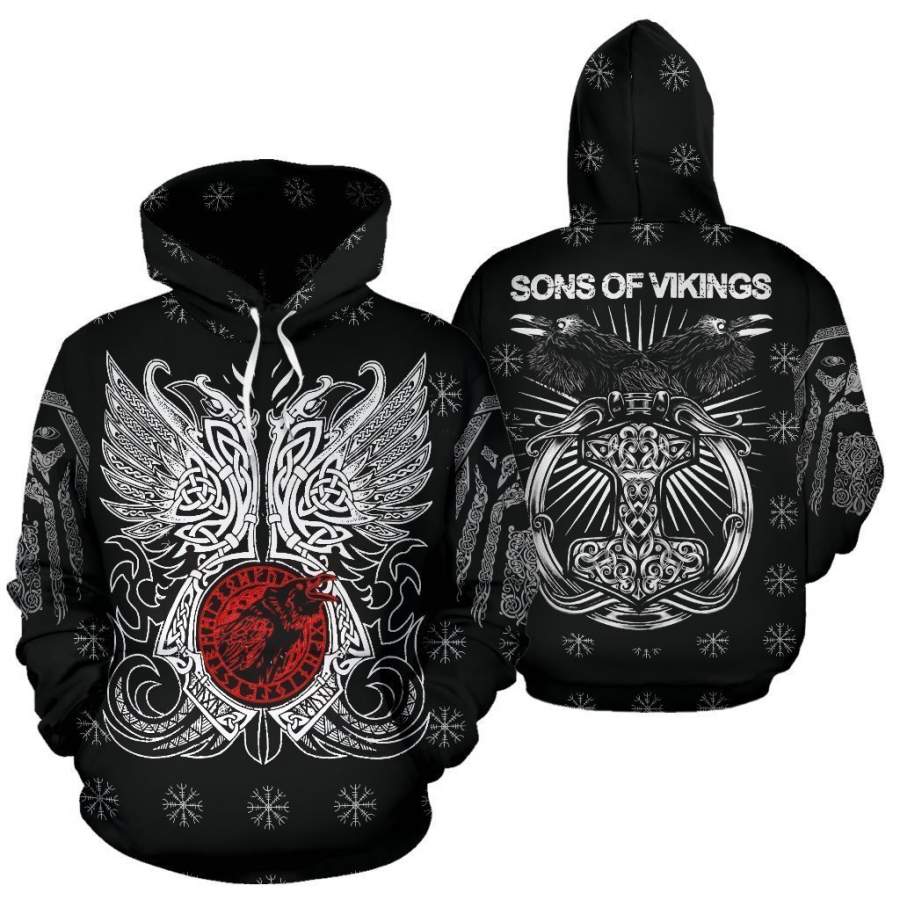 Viking Hoodie – Son Of Viking Black