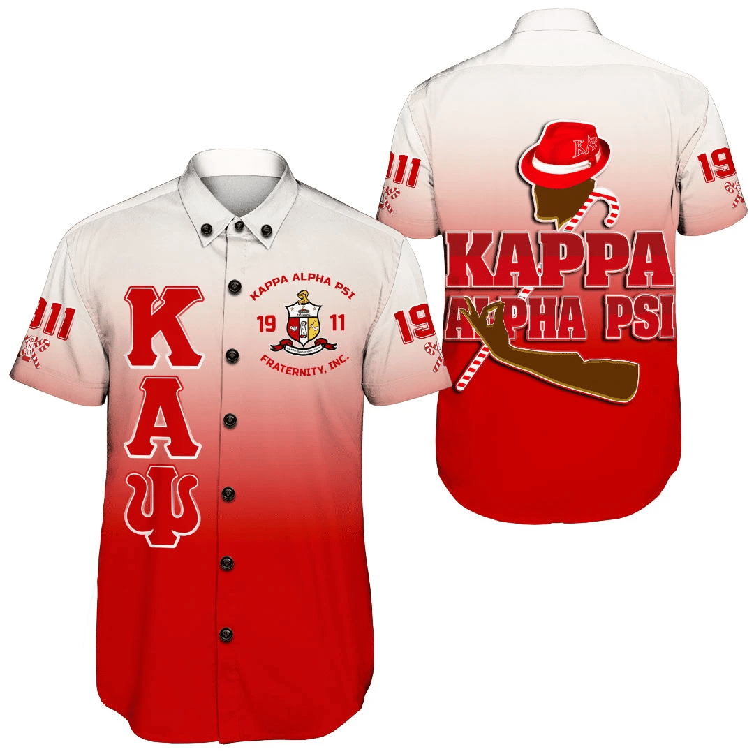 Wonderprint Shirt Kappa Alpha Psi Gradient Short Sleeve Shirt Lt10