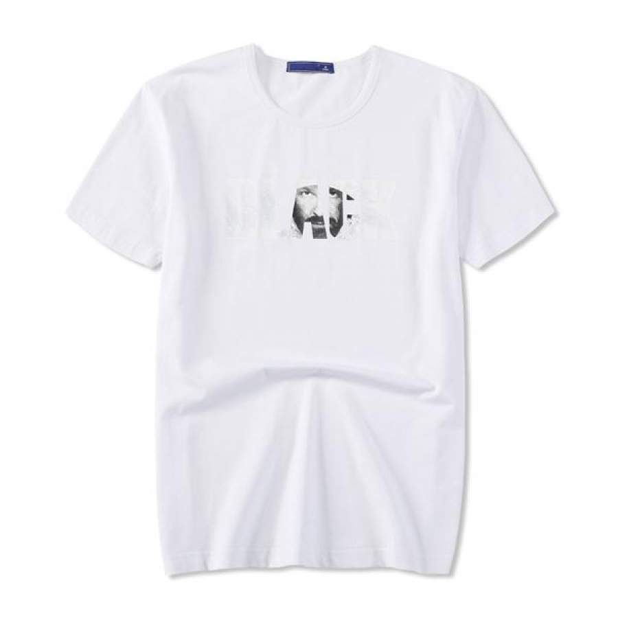 Men T-shirt Fashion Cotton Spandex Casual T-shirts Printing Summer T-shirt