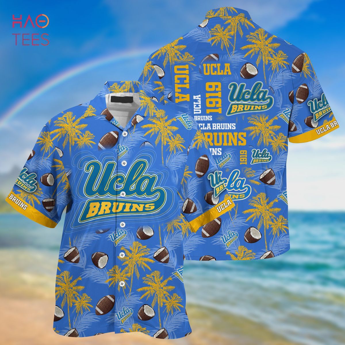 NCCA Ucla Bruins Coconut Blue Gold Hawaiian Shirt