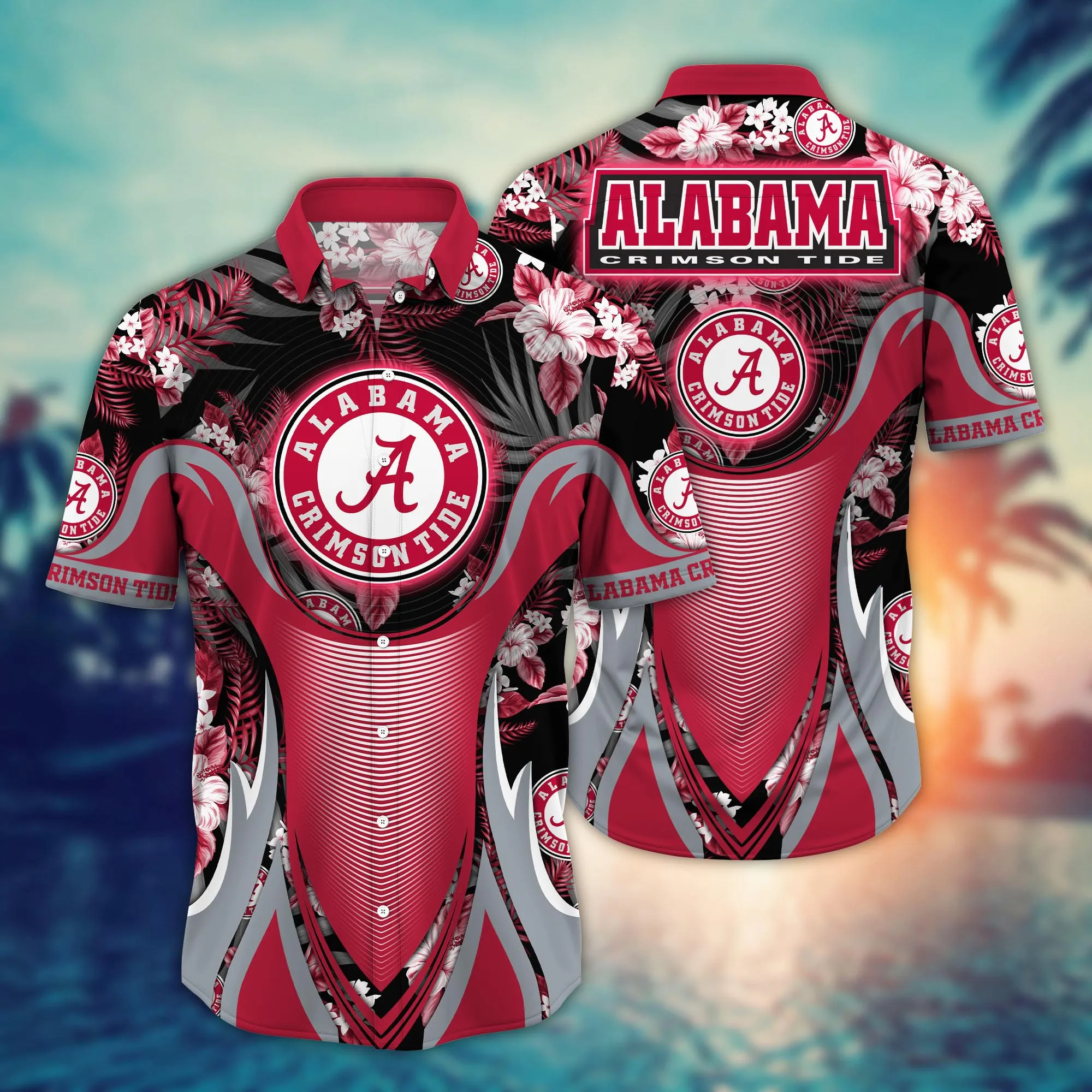 Alabama Crimson Tide NCCA Hawaiian Shirt Sun Dresses Aloha Shirt