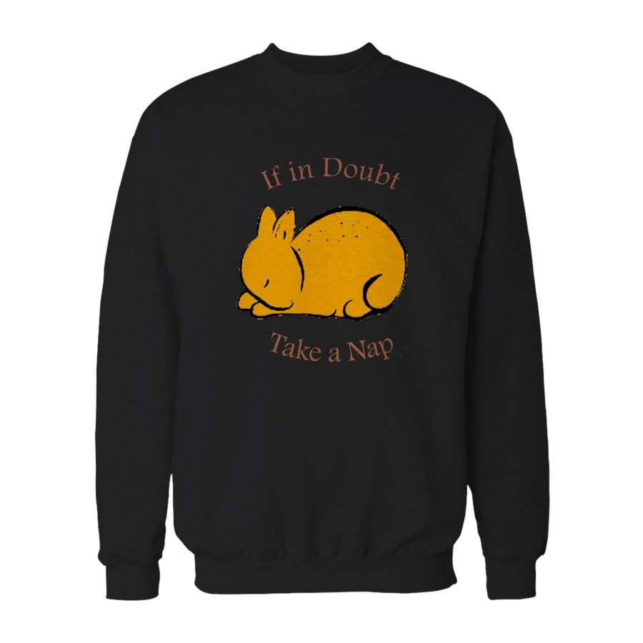 Bunny Rabbit Teal Organic Graphic Rabbit Lover Gift Sweatshirt