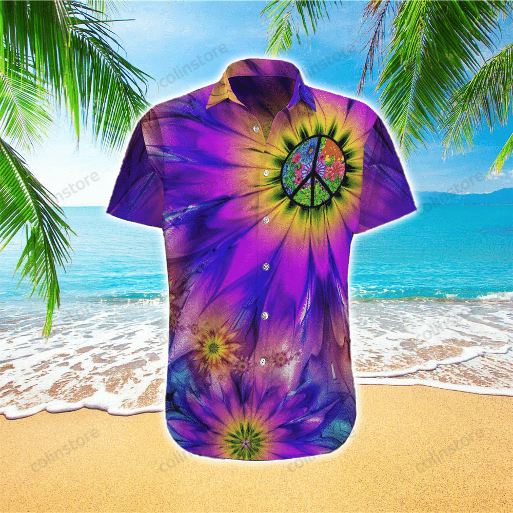 Hippie Hawaii Shirt Aloha Tropical Sleeve Summer All Size Ha15754