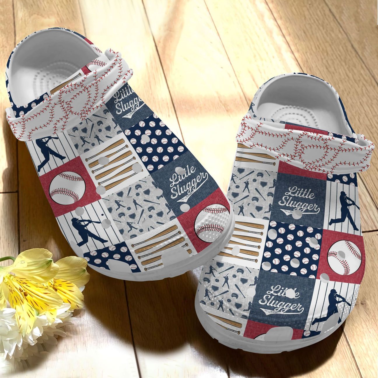 Baseball Personalize Clog, Custom Name, Text, Fashion Style For Women, Men, Kid, Print 3D Baseball Threads