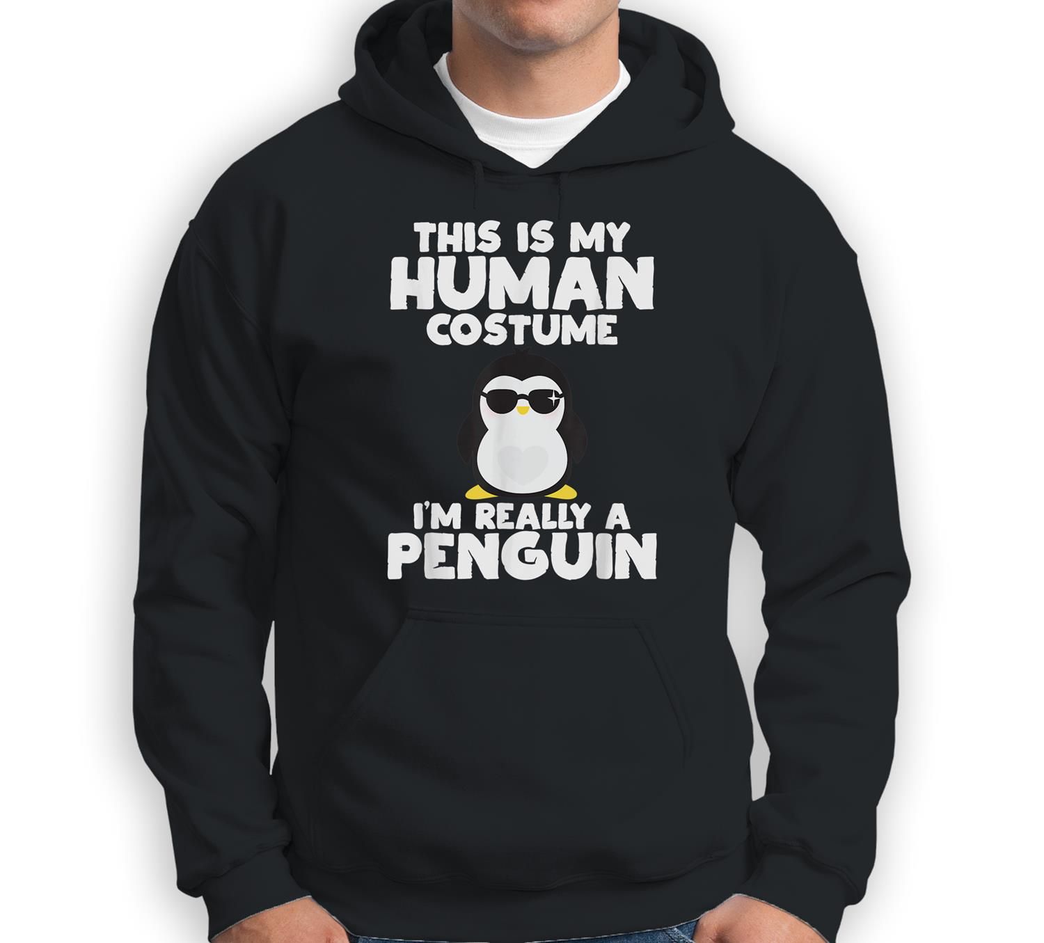 This Is My Human Costume I’M Really A Penguin Aquatic Bird Sweatshirt & Hoodie