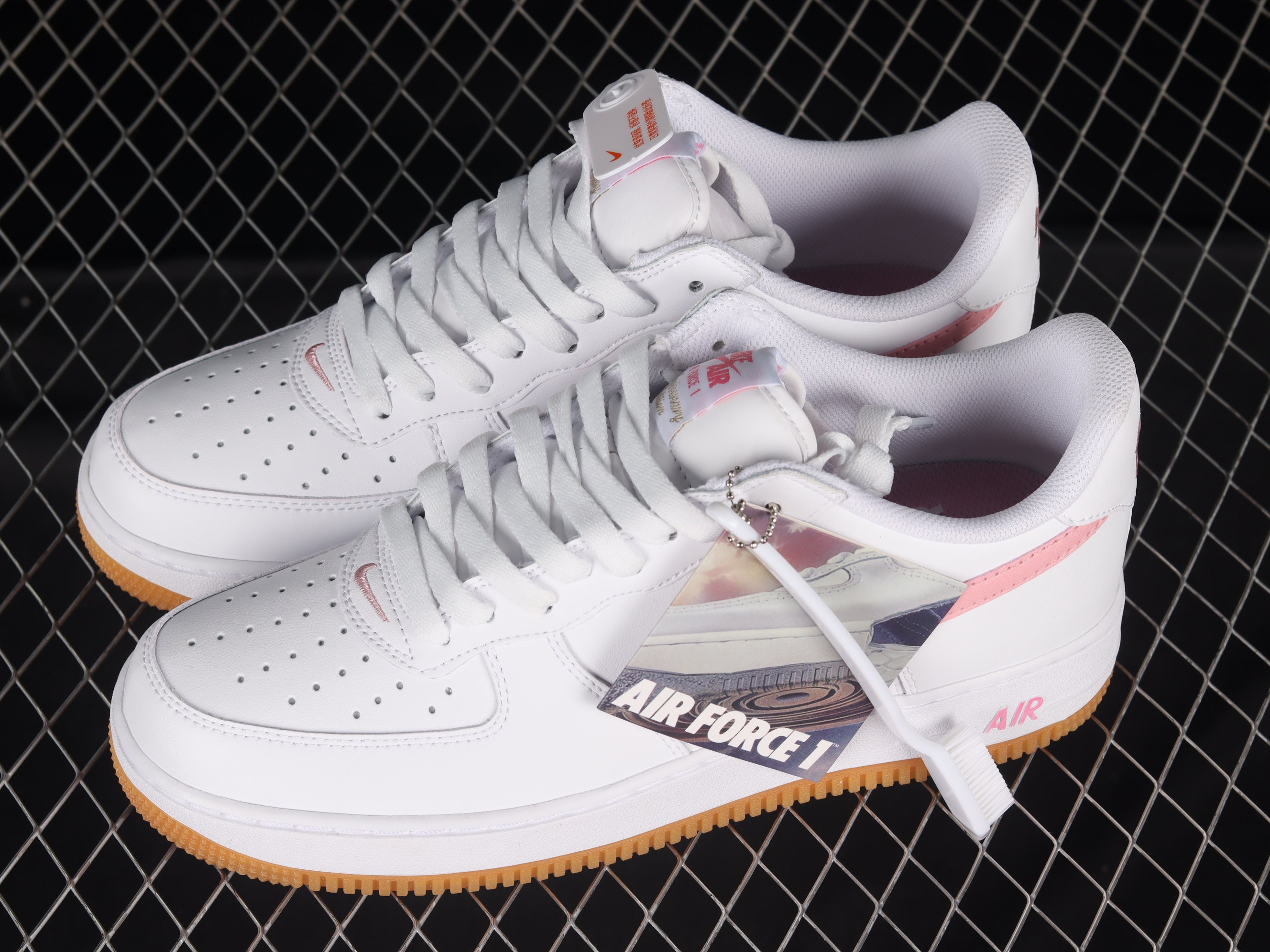 Nike Air Force 1 Low ‘Color of the Month – White Pink’ Shoes Sneakers SNK111678731