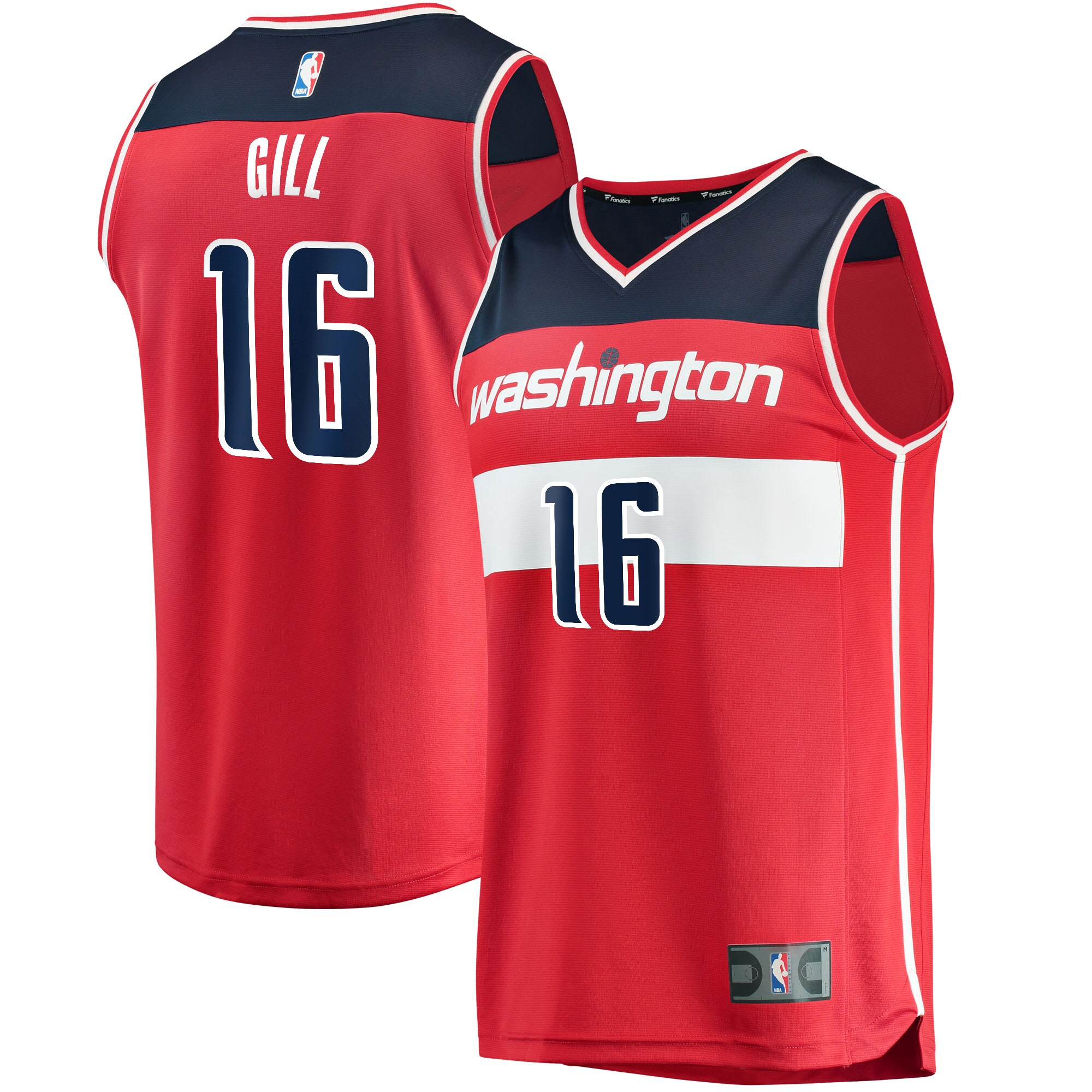 Anthony Gill Washington Wizards Fast Break Jersey – Icon Edition – Red