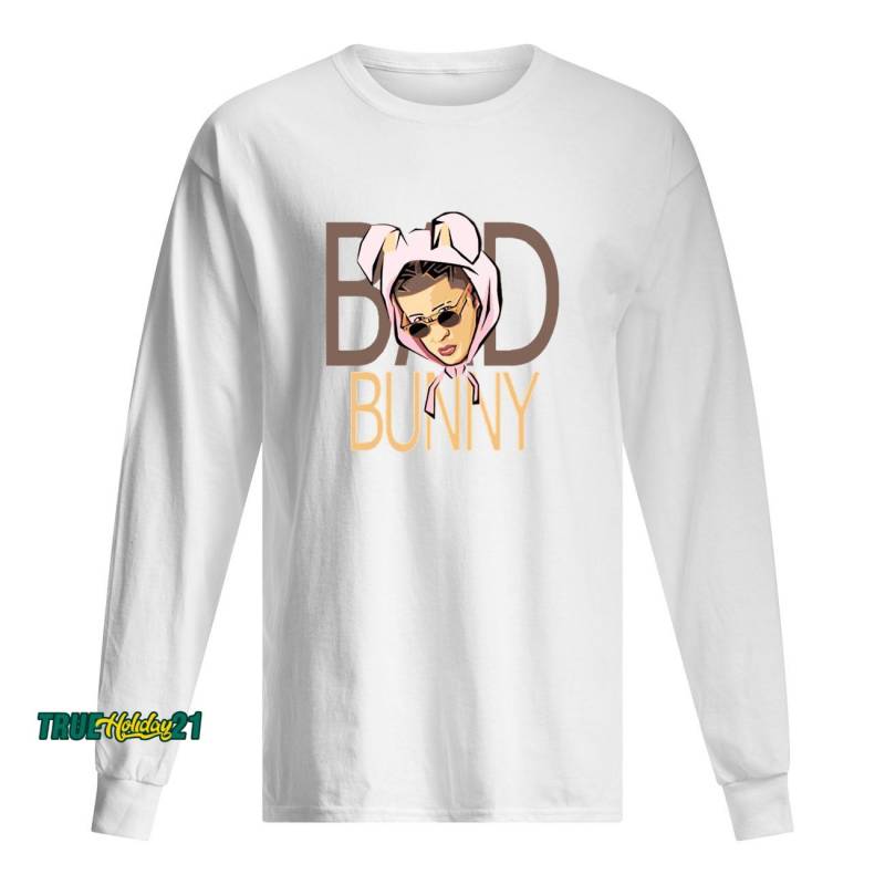 bad bunny t shirt Men’s Long Sleeved T-Shirt