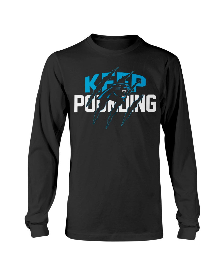 Perfect Carolina Panthers – Panthers Keep Pounding Pullover Hoodie