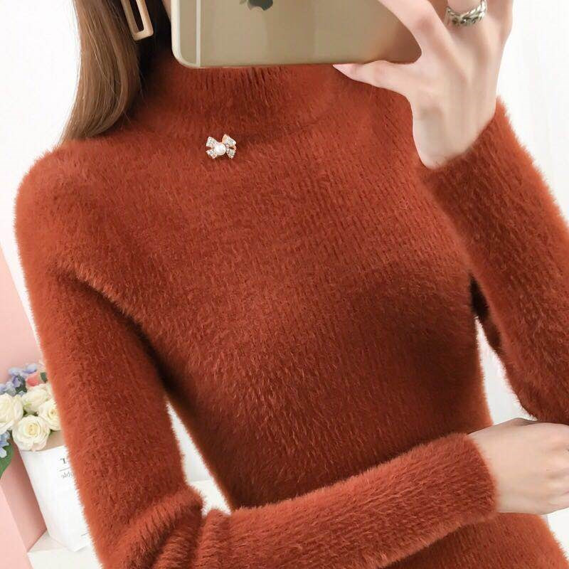 2020 New Pullover Sweater Women Sweater Jumper Long Sleeve Knit Top Female Knitted Sweaters Casual Pull Femme alx