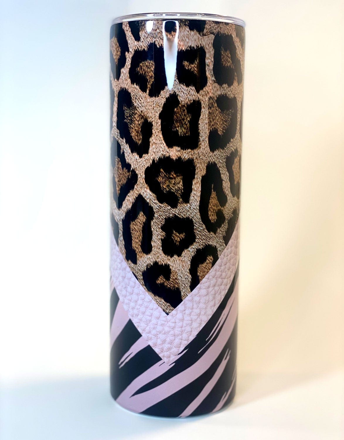 Custom Tumbler – Cheetah Style Fashion Stainless Steel Tumbler