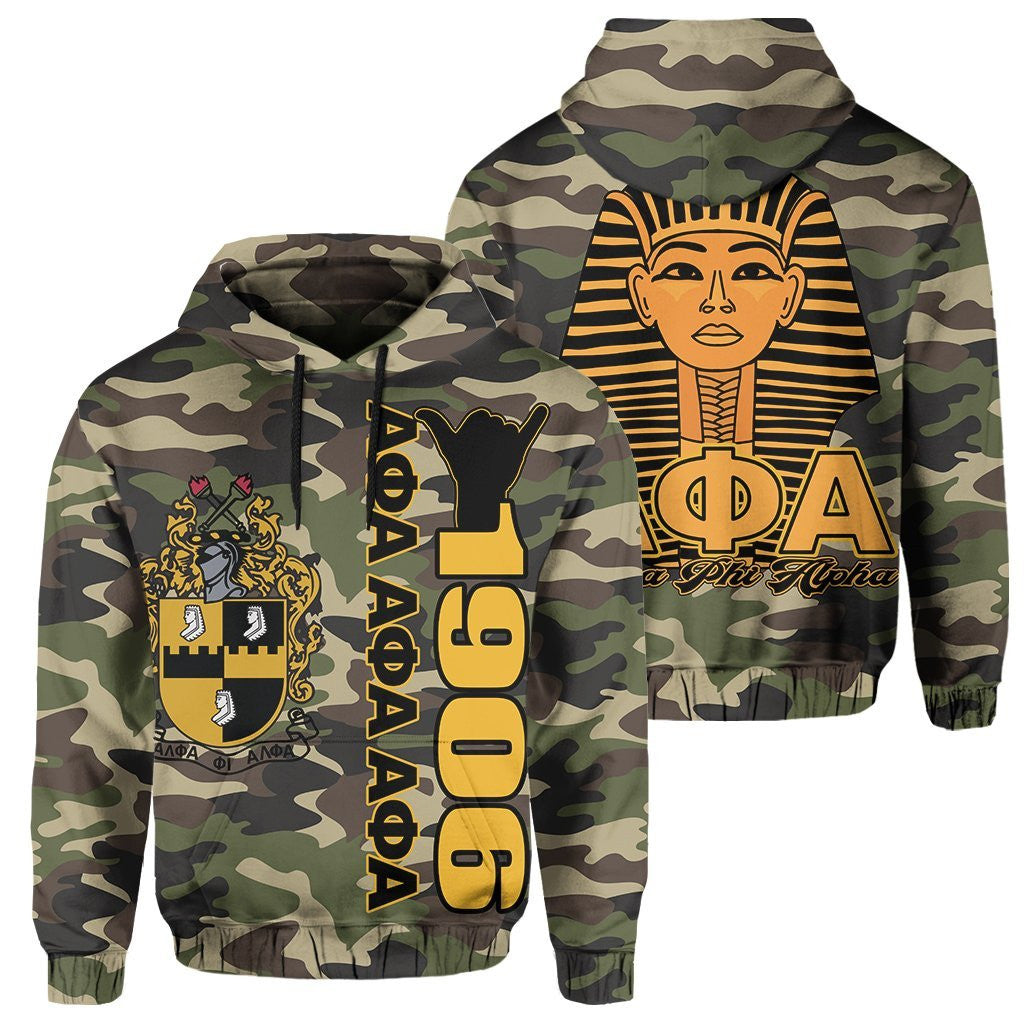 Fraternity Hoodie – Alpha Phi Alpha Camouflage Pullover