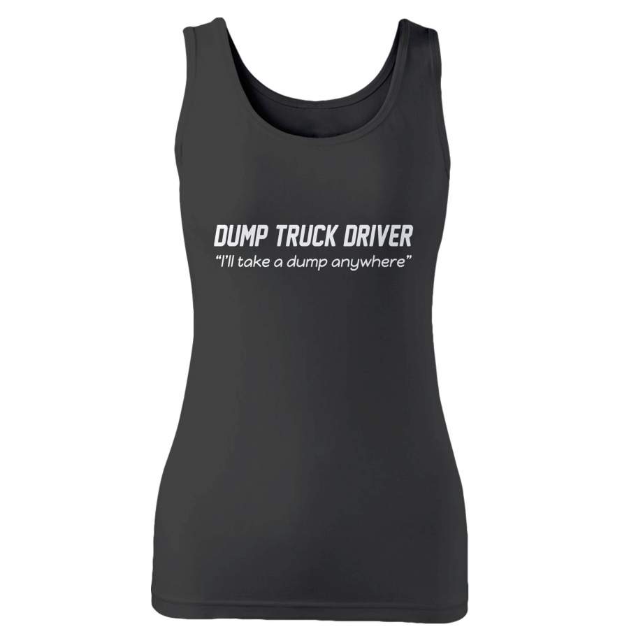 Dump Truck Driver Woman’s Tank Top