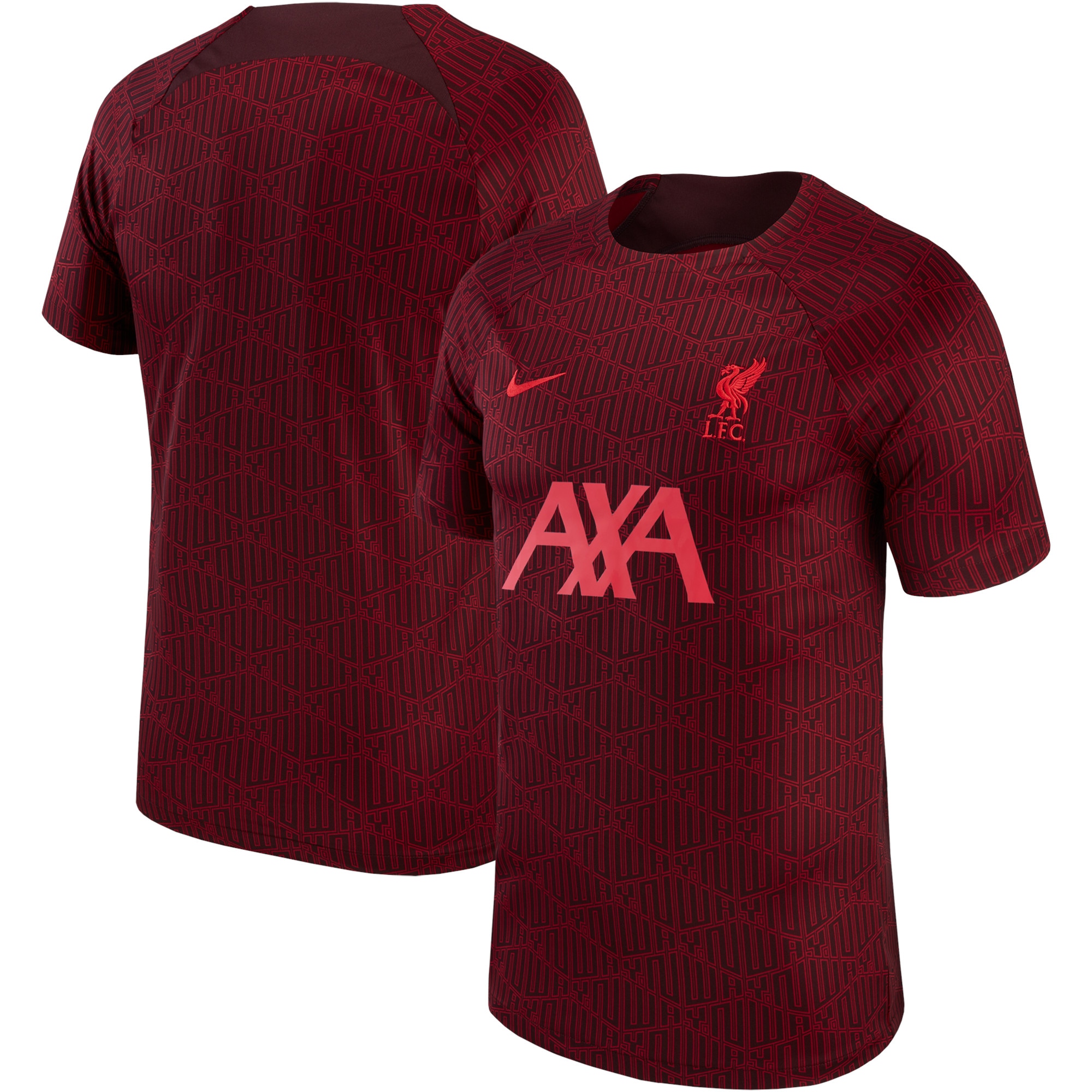 Liverpool Youth 2022 Pre-Match Raglan Performance Top – Red