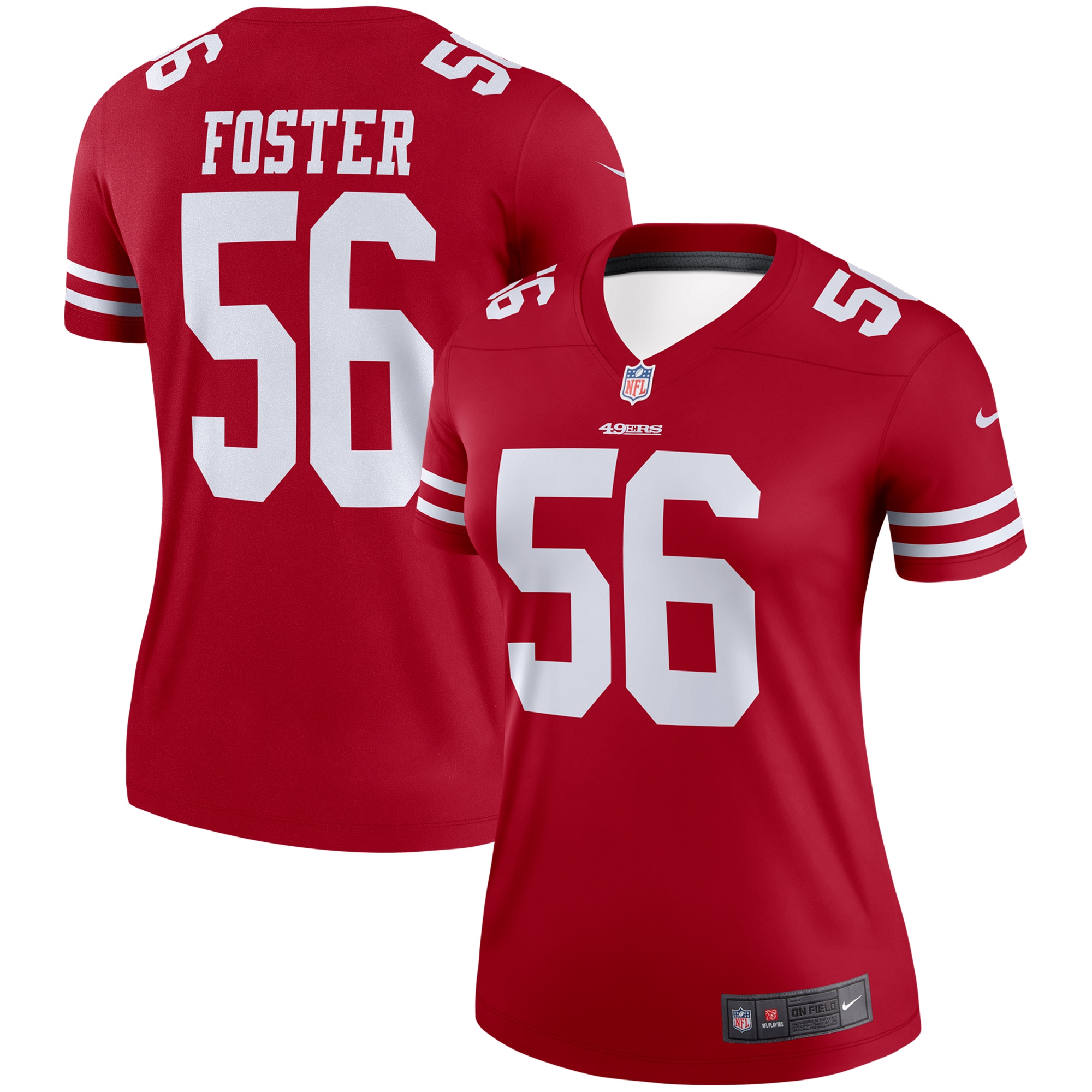 Women’s San Francisco 49ers Reuben Foster Scarlet Legend Jersey