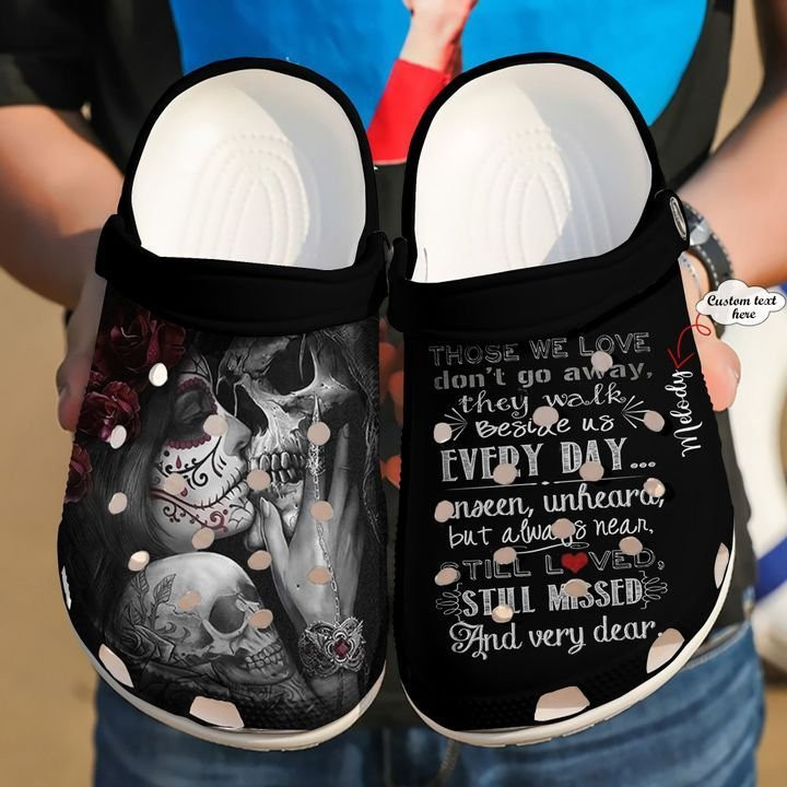 Skull Personalized Those We Love clog Shoes Skull