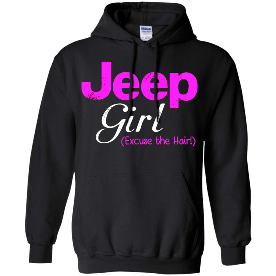 AGR Jeep Girl Excuse The Hair Car Lover Hoodie