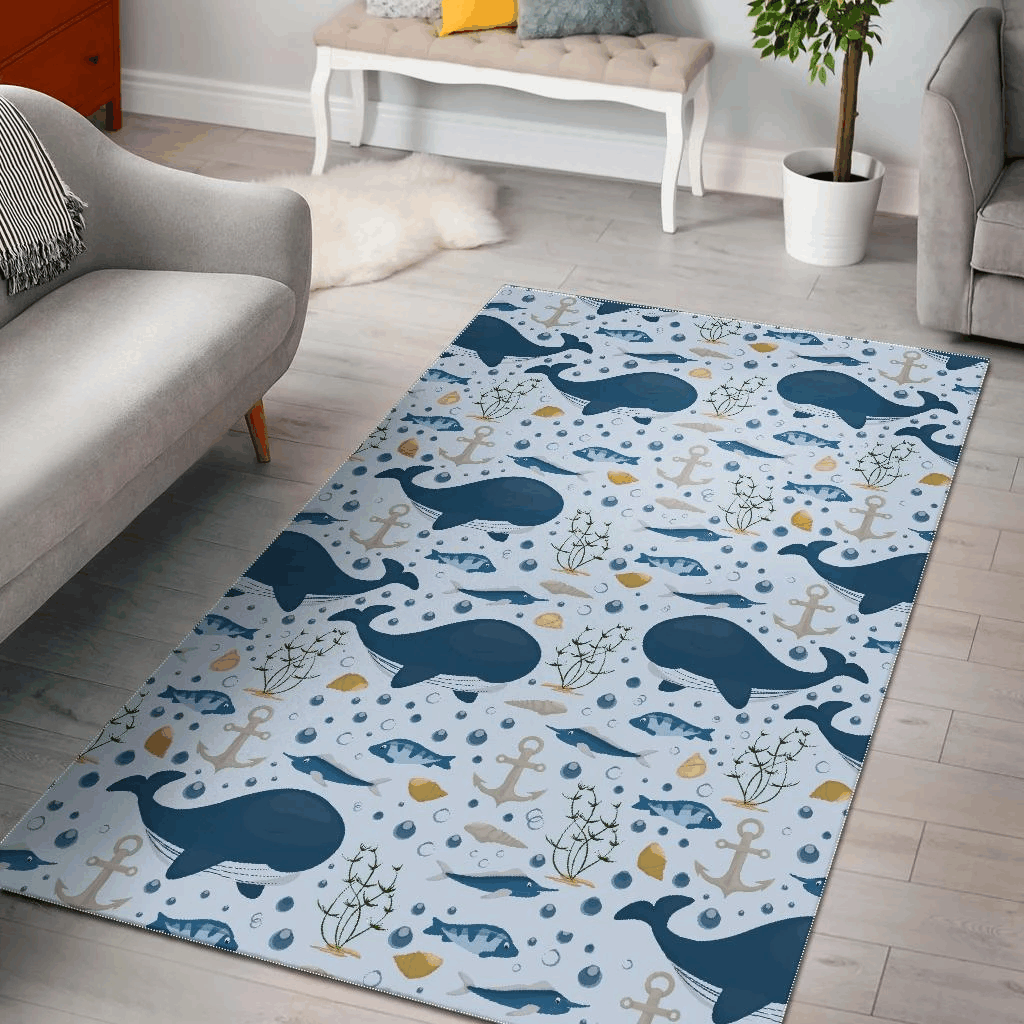 Humpback Whale TQV030795 ZF TT3 Rug