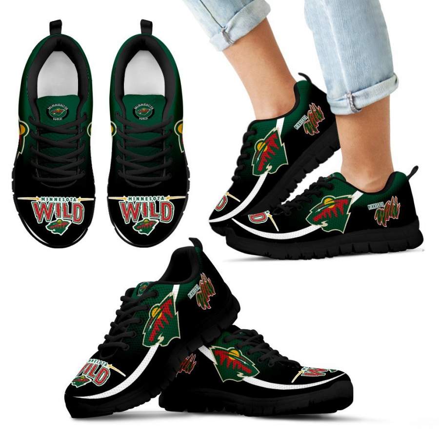 Mystery Straight Line Up Minnesota Wild Sneakers