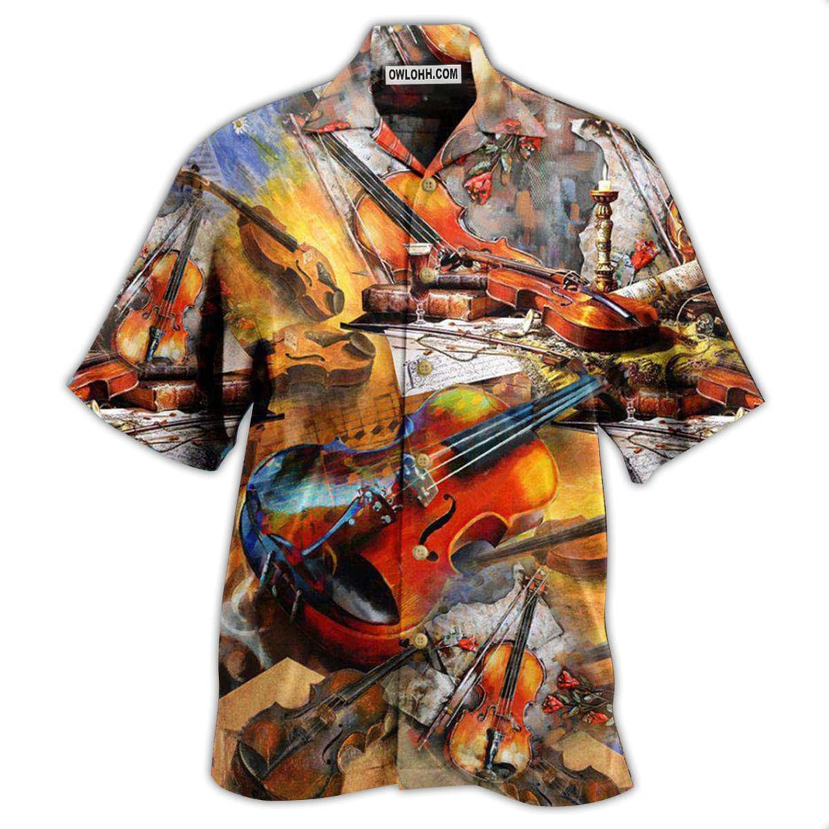 Violin Music The That Most Human Of All Instruments – Hawaiian Shirt  – Owl Ohh