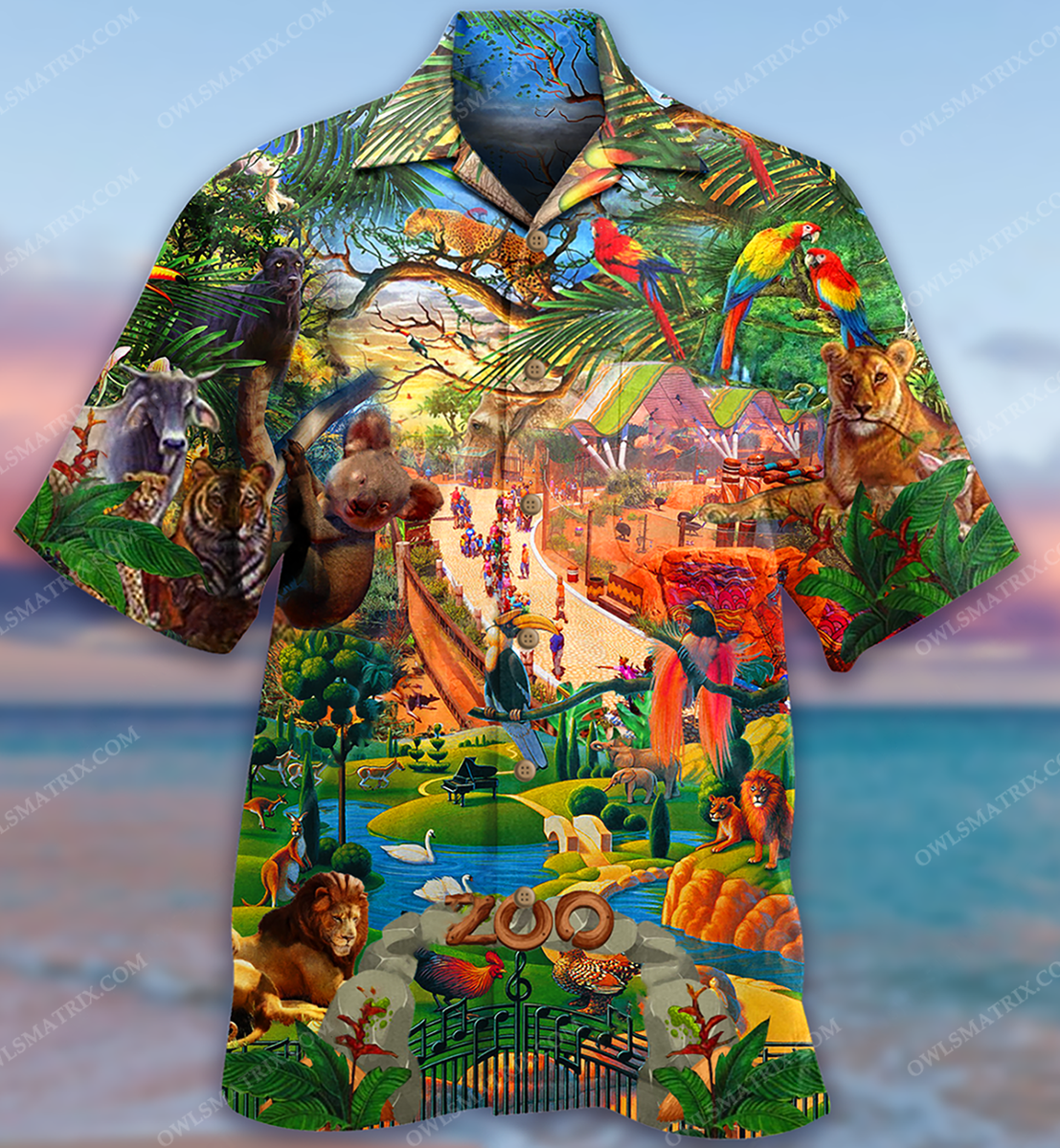 Zoo Animals Love Life Limited Edition – Hawaiian Shirt