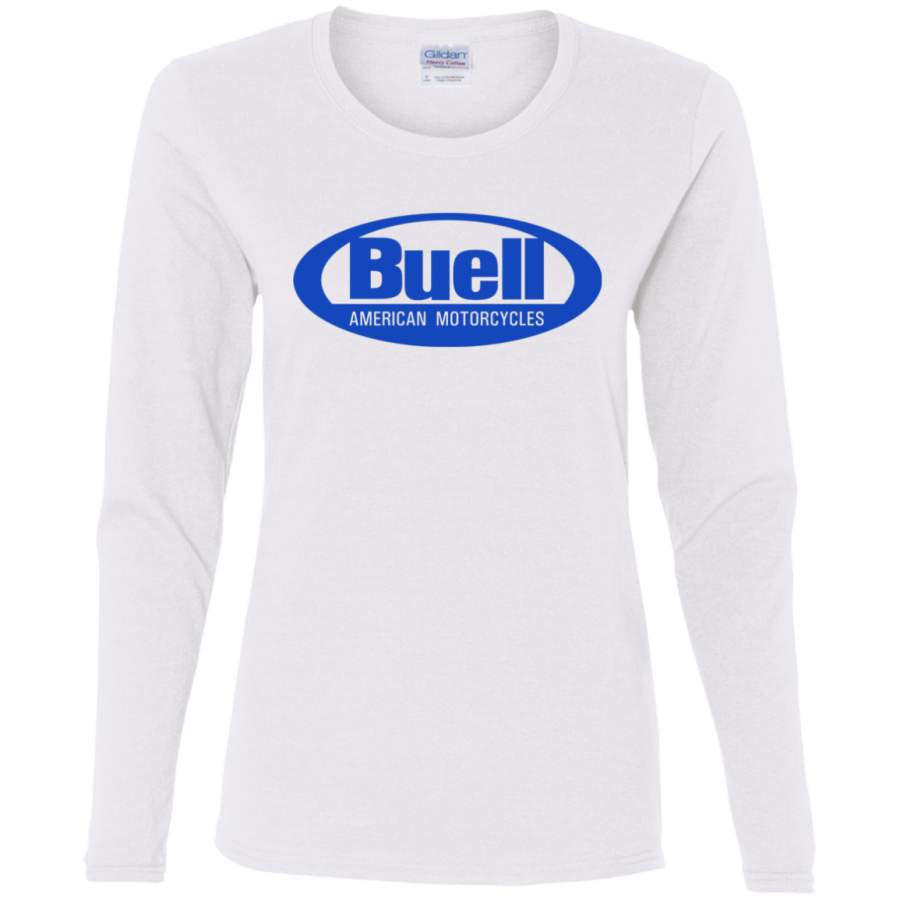 AGR Buell Motorcycle Ladies’ Cotton LS T-Shirt