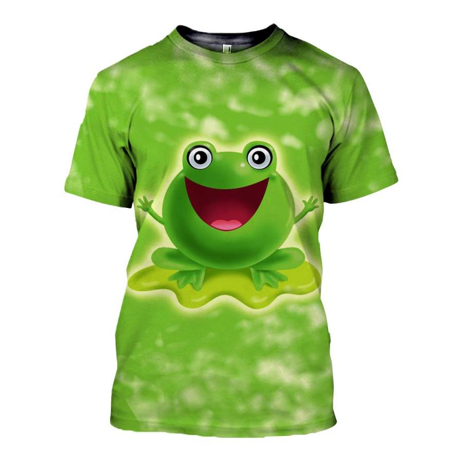 3D All Over Printed Frog T Shirt Hoodie 71201915