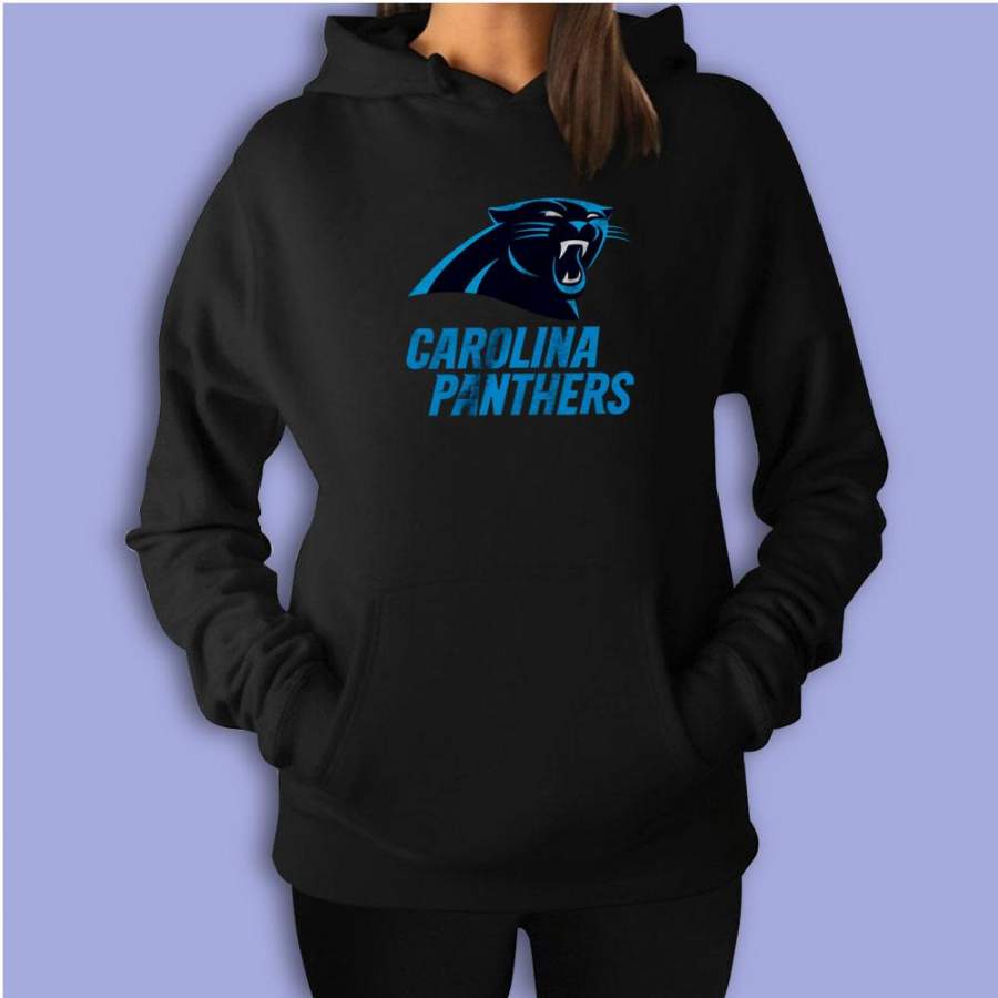 Carolina Panthers Football Logo Women’S Hoodie