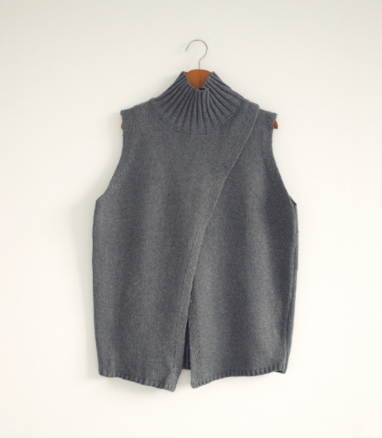 Turtleneck Oversized Pullovers Loose Sleeveless Sweater Spring Autumn Women Vest Sweaters Knitting Joker Knitted Vests Cashmere alx